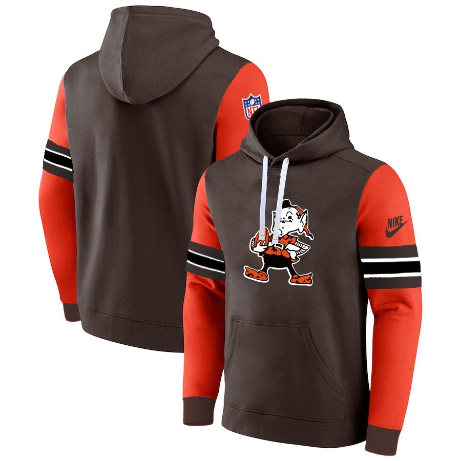 Men 2023 NFL Cleveland Browns brown Sweatshirt style 1031->los angeles chargers->NFL Jersey